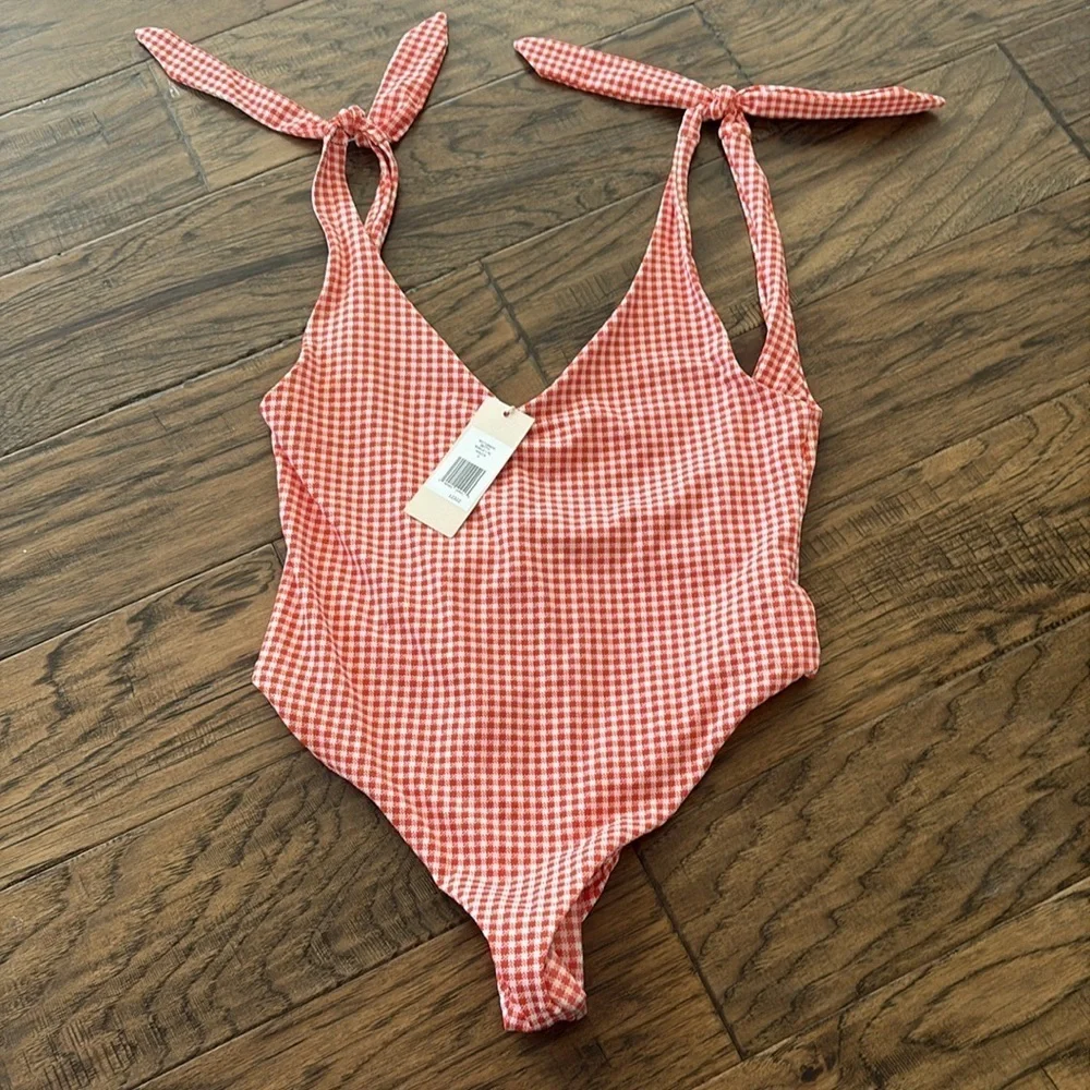 Nwt Eberjey | Betty Noelle One-Piece Gingham Swimsuit